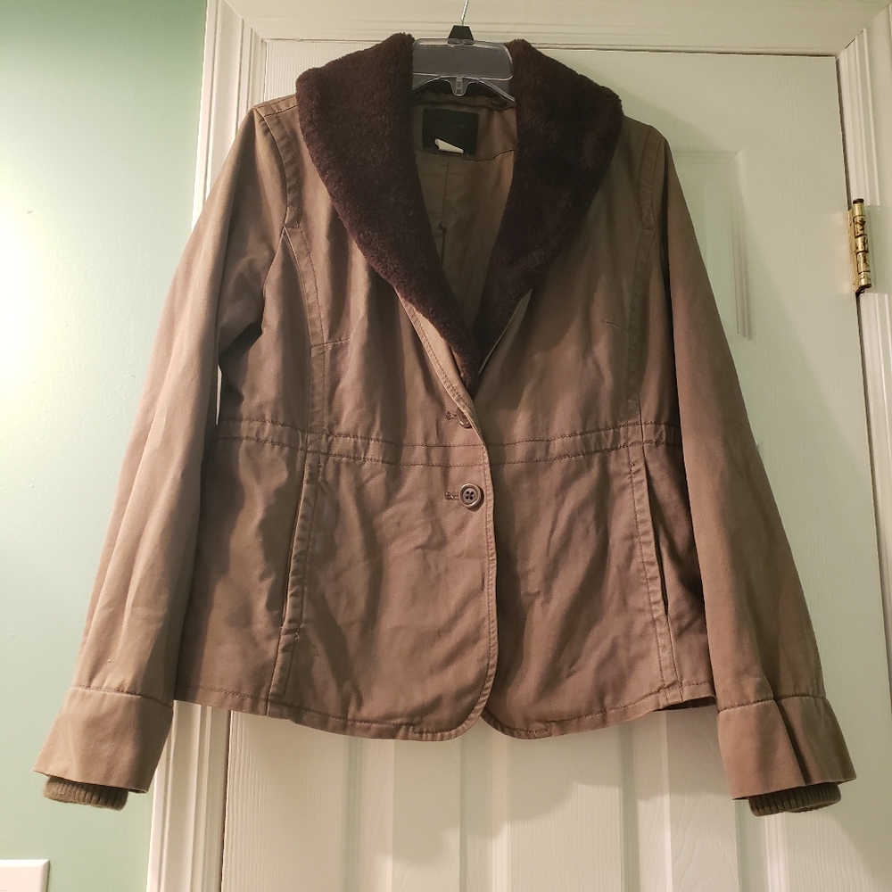 Womans size 6 j crew chino jacket